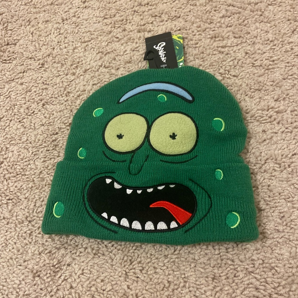 Pickle Rick beanie